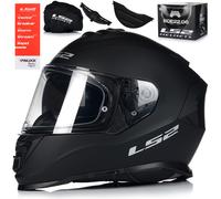LS2 FF800 Storm II Solid S Flat Black