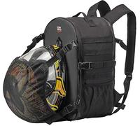 Motorradhelm Rucksack 35L Helm Tasche Verstecktem Helmnetz Helmhalter Wasserdich