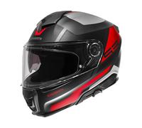 Schuberth S3 Daytona Helm, schwarz-grau-rot, Größe S