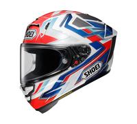 Motorradhelm Shoei X-SPR Pro Escalate Racing Helm, L, TC10 WEISS ROT BLAU L TC10 WEISS ROT BLAU