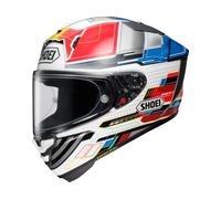 Shoei X-SPR Pro Proxy Helm, weiss-rot-blau, Größe S