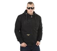 Motorradhoodie West Coast Choppers Aramid Por Vida SchwarzXXL Schwarz
