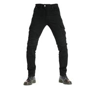Motorradhose Herren,Motorrad Jeans,Motorradhose Herren Mit Protektoren,Motorradbekleidung,Suitable for Winter and Summer (Black,L)