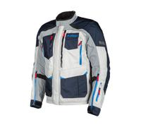 Klim Carlsbad Gore-Tex Motorrad Textiljacke, grau-blau, Größe L