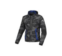 §Motorradjacke Macna Riggor Schwarz-Grau Camo-Blau§