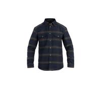 Motorshirt XTM Vintage Motorradhemd mit Protektoren, 3XL 3XL blau grün
