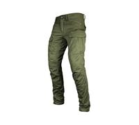 John Doe Stroker Cargo XTM Motorradhose Atmungsaktiv mit Protektoren Olive 36/32