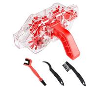Motorradkette Reparatur Reinigungsset | Clean Cleaner für tragbare Fahrradkette - Ergonomisches Zubehör für nicht rutschende Fahrräder und Motorradfahrer zum Entfetten, l