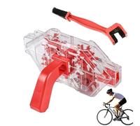 Motorradkette repariert, Reinigungsset für Motorradketten, tragbarer Fahrradkettenpinsel, ergonomisches Zubehör für nicht rutschige Fahrräder und Motorradfahrer zum Entfetten, Waschen,