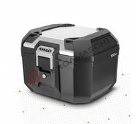 MOTORRADKOFFER ALUMINIUM SHAD TR41 SILBER TERRA LINE KOFFER 41 LITER