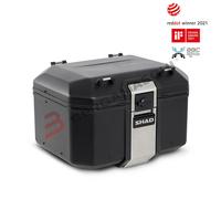 MOTORRADKOFFER ALUMINIUM SHAD TR48 SCHWARZ TERRA LINE KOFFER 48 LITER