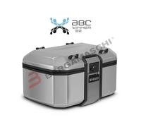 MOTORRADKOFFER ALUMINIUM SHAD TR55 SILBER TERRA LINE KOFFER 55 LITER