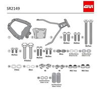 Motorradkoffer Hinten Spezifisch Bauletto GIVI Yamaha Tricity 300 2023 2024