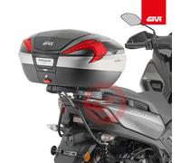 Givi Monolock/monokey Top Case Rear Rack Yamaha X-max 125/300&tricity 300 One Size Black (Herstellerartikelnummer: SR2149)