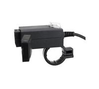 Motorradlenker QC 3.0 Dual USB 9V-12V Ladegerät Motorrad Wasserdichtes Ladegerät Adapterbuchse mit Schalter