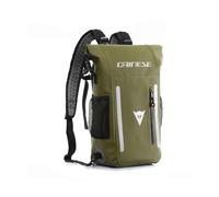 Dainese - Explorer Rucksack WP, wasserdichtes PVC, atmungsaktiver Rücken, verstellbare Schultergurte, wasserabweisende Taschen, reflektierende Details, Outdoor & Motorrad, 15 L, Schwarz/Grün