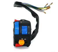 Motorradschalter-Montage, Multifunktions-Lenkerschalter für Lichtsteuerung, kompatibel mit Dirt Bike und ATV, Schwarz oder Blau