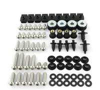 Motorradschrauben Für YZF R6 2017-2019, Verkleidungsschraubensatz, Karosseriebefestigungsclips, Abdeckschrauben Und Muttern Verkleidungsschrauben-Set(Silber)