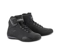 Alpinestars Sektor wasserdichte Motorrad Schuhe, schwarz, Größe 48 für Männer