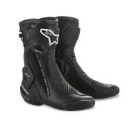 Motorradstiefel Alpinestars SMX Plus V2 Gore-Tex Schwarz/Silber41 Schwarz,Silber