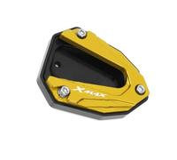 Motorradteil 1 Stück Motorrad-Seitenständer, Seitenständer-Vergrößerungsverlängerung, CNC-Zubehör Für Yamaha XMAX300 X-MAX300 Xmax X-MAX 300 2023(Gold)