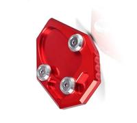 Motorradteil 1 Stück Motorrad-Seitenständer, Seitenständer-Vergrößerungsverlängerung, CNC-Zubehör Für Yamaha Tracer 7 GT 2021-2022-2023(Rosso)