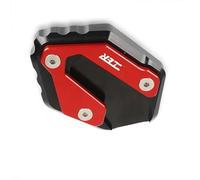 Motorradteil 1 Stück Motorrad-Seitenständer, Seitenständer-Vergrößerungsverlängerung, CNC-Zubehör Für Yamaha Tracer 7 GT 2021 2022 2023(Rosso)