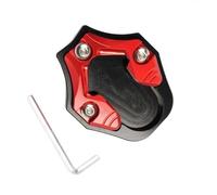 Motorradteil Für CFMOTO CLX 700 CLX700 700CLX 700CL-X Motorrad CNC-Ständerfuß Seitenständerverlängerungspolster Stützplatte Ständer Vergrößern(Rosso)
