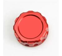 Motorradteil Motorrad CNC Aluminium Legierung Zubehör Hinten Brems Flüssigkeit Schutz Kappe Für Kawasaki Für Ninja 250 300 400 650 1000SX H2(Rosso)