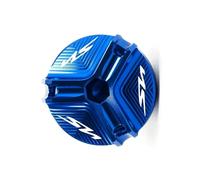 Motorradteil Motorrad CNC Aluminiumlegierung Motoröldeckel Bolzen Tankdeckel Schutz Zubehör Für Kawasaki Z900 RS Z650 500 400 800 1000R 1000SX Für Versys 650(Blu)