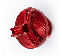 Motorradteil Motorrad CNC Zubehör Aluminium Motor Öl Einfülldeckel Stecker Abdeckung Für Kawasaki Z900 Z 900 Z900RS Z900SE 2017-2025(Rosso)