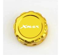 Motorradteil Motorrad Zubehör CNC Hinten Brems Flüssigkeit Reservoir Kappe Zylinder Abdeckung Für Yamaha X-MAX 125 250 300 400 XMAX125 XMAX250 XMAX300(Yellow)
