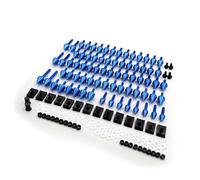 Motorradteile Komplettes Verkleidungsschrauben-Schrauben-Befestigungsset Für Suzuki Für Hayabusa GSXR1300(Blu)
