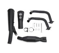 Motorräder Auspuff Schalldämpfer Für Kawasaki Für Vulcan 650 Für VN650 2015-2022 Motorrad Slip-on Schalldämpfer Auspuff Rohr Mit Hitzeschild Kit(Single pipe)