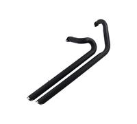 Motorräder Auspuff Schalldämpfer Für Kawasaki Für Vulcan 900 Für VN900 Für Custom SE Für VN900C Für Classic LT 2-in-2-Komplettauspuffanlage Doppelhalldämpfer Twin Slash Cut Halldämpfer(Chrome)