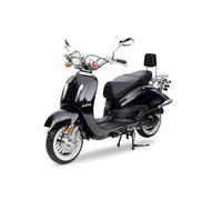 Motorroller 50 ccm Burnout EasyCruiser Eco Schwarz Metallic 45 km/h