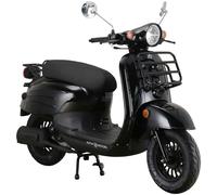 Alpha Motors Motorroller Adria 50 ccm EURO 5 (45 km/h, schwarz) schwarz 45 km/h