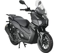 Motorroller ALPHA MOTORS "ADV X-treme 125 ccm EURO 5+ (mit/ohne Topcase)", schwarz (schwarz, schwarz), Motorroller & Mofas, ohne Topcase, 85 km/h, B:75cm H:130cm L:197cm (14538817-0) schwarz, schwarz