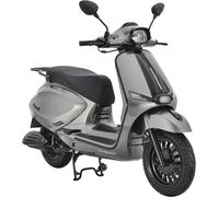 Motorroller ALPHA MOTORS "Napoli 125 ccm 85 km/h EURO 5+ (mit/ohne Topcase)", silber (silberfarben, schwarz, schwarz), Motorroller & Mofas, ohne Topcase, 85 km/h, B:72cm H:117cm L:182cm (94356327-0) s