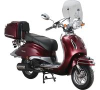 Alpha Motors Motorroller Retro Firenze Limited 125 ccm 85 km/h EURO 5 weinrot