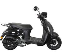 Motorroller GT UNION "Massimo 25", schwarz (schwarz, schwarz), Motorroller, ohne Topcase, 25 km/h, Luftgekühlter Motor, B:67cm H:115cm L:189cm (81284709-0) schwarz, schwarz