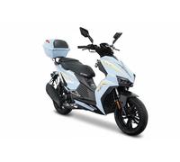 Motorroller GT UNION "Matador A7, 125 ccm, 85 km/h", oceanblau, schwarz, Motorroller, mit Topcase, 85 km/h, B:74,4cm H:110cm L:190,7cm (93156919-0) oceanblau, schwarz