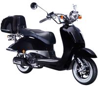 Motorroller GT UNION "Strada 25", schwarz, schwarz, Motorroller, 25 km/h, Luftgekühlter Motor, B:88cm H:111cm L:189cm (84393432-0) schwarz, schwarz