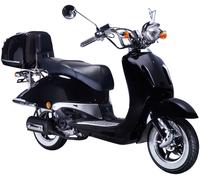 Motorroller GT UNION "Strada 45", schwarz, schwarz, Motorroller, 45 km/h, Luftgekühlter Motor, B:88cm H:111cm L:189cm (67308209-0) schwarz, schwarz