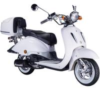 Motorroller GT UNION "Strada 45", weiß, schwarz, Motorroller, 45 km/h, Luftgekühlter Motor, B:88cm H:111cm L:189cm (75349554-0) weiß, schwarz