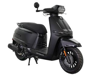 Motorroller ZÜNDAPP "Z125-01 125 ccm schwarz", schwarz (schwarz, schwarz), Motorroller, 95 km/h, B:71cm H:113cm L:195cm (92282004-0) schwarz, schwarz