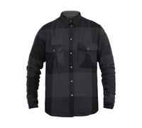 John Doe Motoshirt XTM Big Block Motorradhemd, schwarz-grau, Größe 2XL für Männer