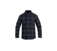 Motorshirt XTM Vintage Motorradhemd mit Protektoren, XXL XXL blau grün