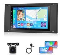Motorsi 4+64G Android Autoradio für Ford Fiesta/Transit/Focus/Focus2/Galaxy/Mondeo mit Kabellosem Carplay/Android Auto, 7 Zoll Touchscreen Navi/WiFi/FM/RDS/SWC/Canbus/BT/EQ+AHD Kamera+Mic