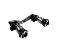 Motorspoiler Bauchwanne Modifizierter Motorrad-Auspuffrohr-Fallschutzball Passend für Yamaha XMAX300 X Max 300 Xmax 250 NMAX155/125 Anti-Drop-Zubehör Motorrad Motorschutz(Gray)